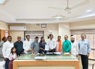 धानोरा रोड ५० फूट रुंदीचा करण्यात यावा- बीड शहर बचाव मंच व सर्वपक्षीय प्रतिनिधींची मुख्याधिकारी कडे मागणी !